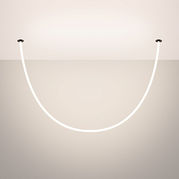 Светильник SP-TROPIC-BUILT-TRIMLESS-R18-L2500-36W Warm3000 (BK, 360 deg, 230V) 043390 - Подвесной светильник. Мощность 36 Вт, св. поток 2080 лм, 57 лм/Вт, тёплый 3000 K, CRI>90, угол 360°, напряжение питания 230 В. Черный круглый корпус из стали, силиконо