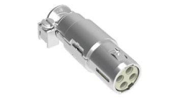 Держатель контактов EMC-004-FC - Держатель контакта, коаксиальный, для вставок D3A-001 и D2M-002, 4 контакта, 10A