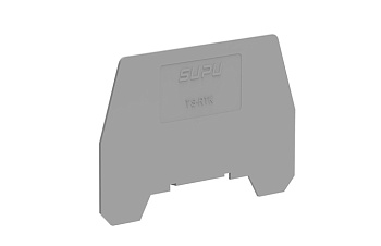 Разделительная пластина 306151 - Разделительная пластина, для клемм SUK6-T и URTK/S, цвет: серый