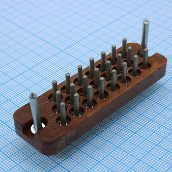 РП10-22 Л-О вилка - Соединитель  низкочастотный, прямоугольный, внутреннего монтажа