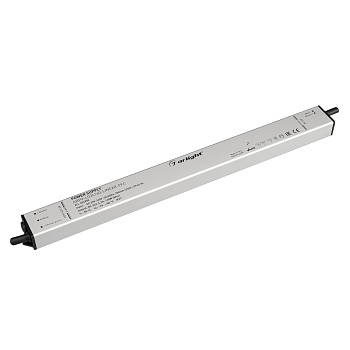 Блок питания ARPV-LG24160-LINEAR-PFC (24V, 6.7A, 160W) 034890 - Источник напряжения с гальванической развязкой для светодиодных изделий. Входное напряжение 220-240 VAC. Выходные параметры: 24 В, 6.7 А, 160 Вт. Встроенный PFC >0.95. Тонкий металлический ко