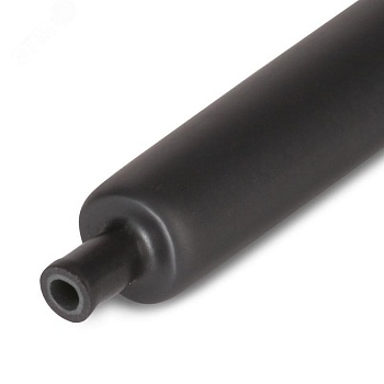 ТТК(2:1)-6/3 черн - Термоусадочная черная клеевая трубка 2:1