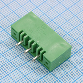 2EGTVM-5.08-03P-14-00 - Разъемный клеммный блок на плату, 3 контакта. Серия 2EGTVM-5.08
