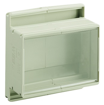 Корпус 87.080.0053.0 - Корпус для РЭА, с универсальным креплением, без печатной платы, габариты корпуса, Ш х В х Г (мм): 93 x 42 x 96, габариты платы, Ш х В х Г (мм): 93 x 89,6, цвет: серый, серия wiebox WEB 8