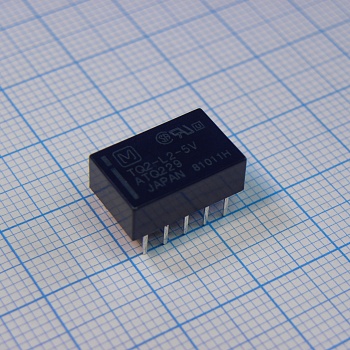 TQ2-L2-5V - Signal Relay 5VDC 1A DPDT( (14mm 9mm 5mm)) THT
