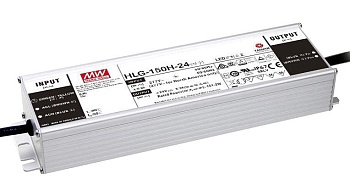 HLG-150H-36AB - Источник электропитания светодиодов класс IP65 151Вт 36В/4,2A стабилизация тока и напряжения димминг