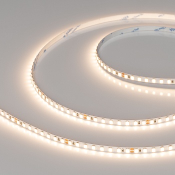 Лента RT-A160-5mm 24V Warm3000 (9.6 W/m, IP20, 2835, 5m) 037806 - Светодиодная лента RT-A160, открытая IP20. Светодиоды 2835, 160 шт/м (800 шт на 5 м), белая плата 5 мм, скотч 3M. Цвет ТЁПЛЫЙ 3000 K , цветопередача CRI>90 , угол 120°. Питание 24 В, мощнос