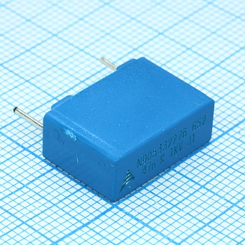 B32652A0473K - Конденсатор металлоплёночный полипропиленовый 0.047мкФ 1000В ±10% ( 18х7х12.5мм) радиальный высокотемпературный 15мм 110°С автомобильного применения россыпь