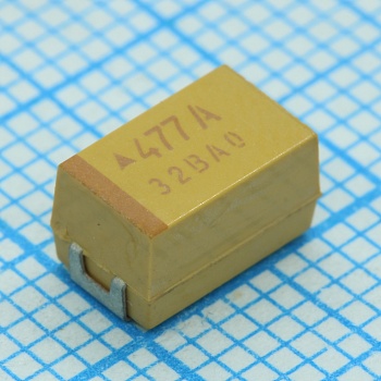 TS20S00J681MET000R - ЧИП-конденсатор танталовый 680мкФ ±20% 6.3В типоразмер E (7.4 X 4.4 X 4.3мм) 0.1Ом 125С лента на катушке