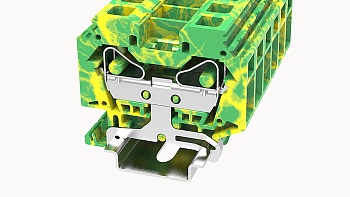 Заземляющая клемма WS16-SD-PE-01P-1C - Заземляющая клемма, тип фиксации провода: пружинный, номинальное сечение: 16 мм кв., ширина: 12 мм, цвет: желто-зеленый, тип монтажа: DIN35
