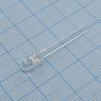 FYL-5014LURC1H-TL - Светодиод 5мм/красный/625нм/3500мкд/прозрачный/30°