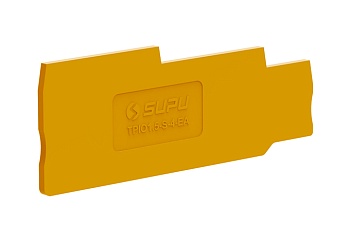 Торцевая крышка TPIO1.5-S-4-OG-EA - Торцевая крышка для клемм TPIO1.5-S-4…, цвет: оранжевый