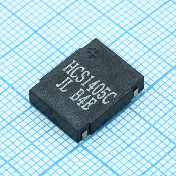 HCS1405C - Звукоизлучатель электромагнитный с генератором для поверхностного монтажа +5В, 3.2кГц 14x11x3.5мм