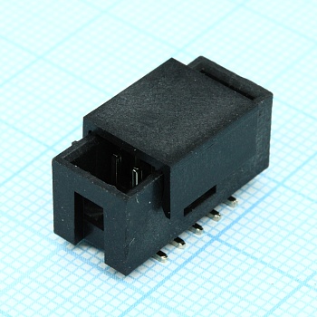 DS1013-10MSISA-B - IDC разъем, вилка на плату, SMD монтаж 10pin(2x5), шаг 2.54