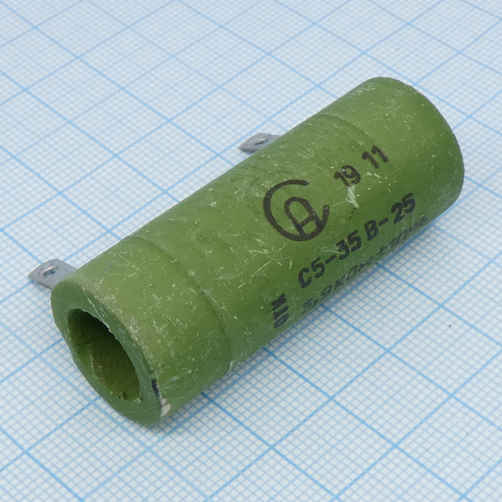 С5-35В 25   3.9К ±10% - Проволочный постоянный резистор 3.9кОм 25Вт ±10%