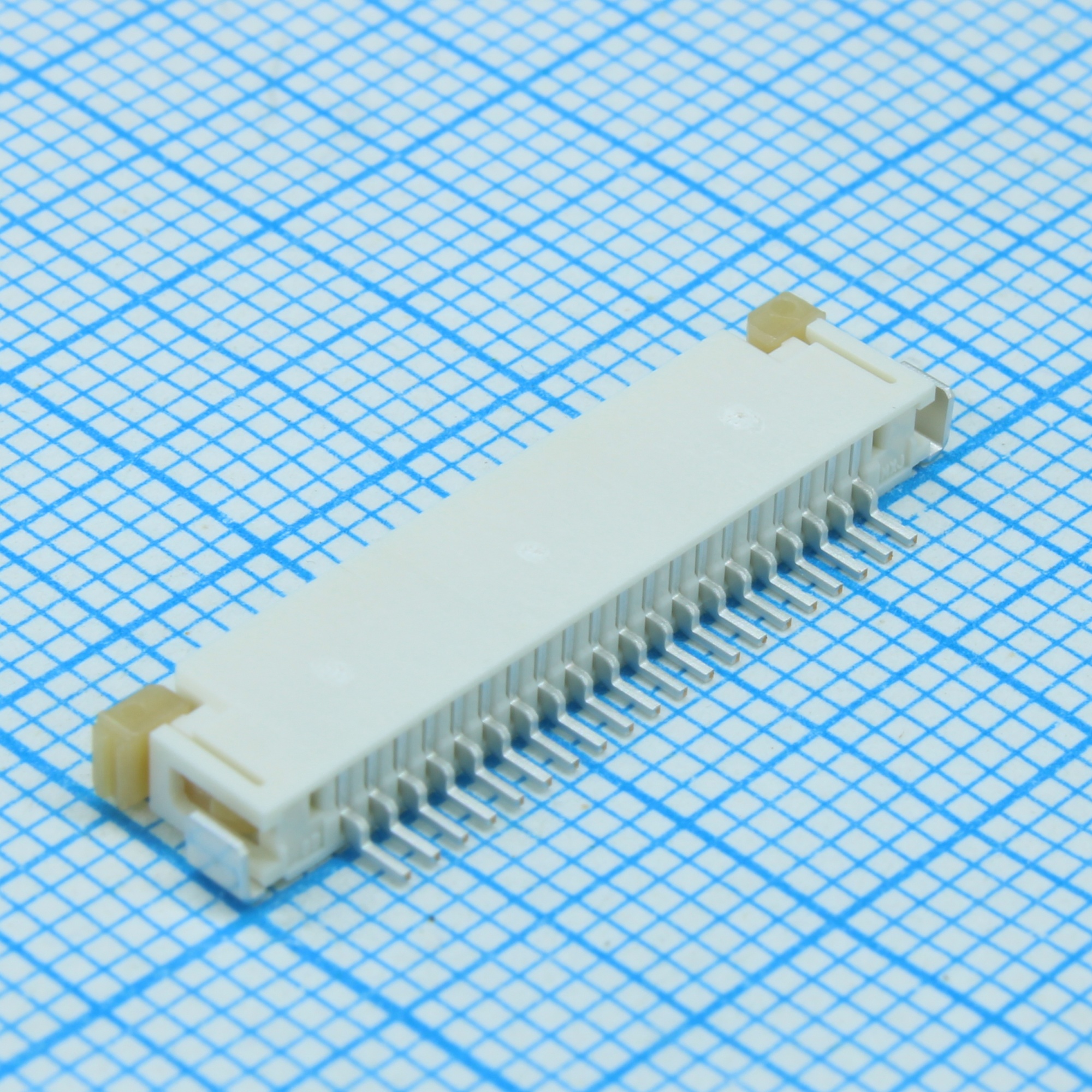 522072060 - Соединитель FPC 20 контактов шаг 1мм угловой SMD лента на катушке