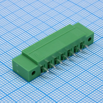 15EDGVM-3.5-07P-14-00A(H) - Разъемный клеммный блок на плату, 7 контактов. Серия 15EDGVM-3.5