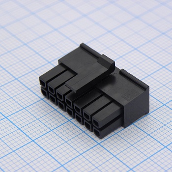 430251400 - Кожух разъема RCP 14 местн. 3мм с захватом для монтажа кабеля