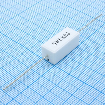 L-KLS6-SQP-5W-6K8J - Резистор аксиальный цементный 5Вт 6.8кОм ±5%