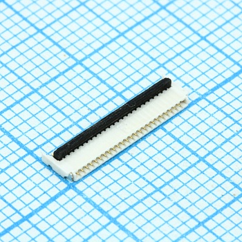 5034802400 - Соединитель FPC 24 контакта шаг 0.5mm угловой для поверхностного монтажа лента на катушке