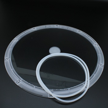 UFO265D120G-200W-B26 - Круглая групповая линза под светодиоды 2835, 3030  D=265mm H=7mm  эфф=88%   120°