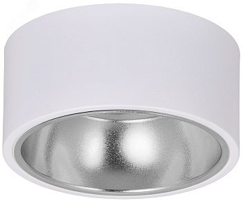 Светильник 4017 накладной потолочный под лампу GX53 бел./хром LT-UPB0-4017-GX53-1-K54