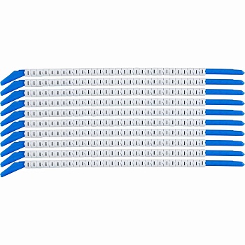 brd133218 - SCN-13-I клипсы белые, 300шт/упак, для провода 3,4-3,8мм диаметра, легенда I