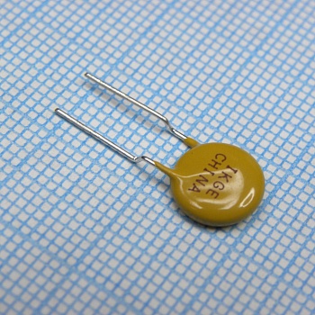 LVR016K - Самовосстанавливающийся предохранитель PTC 0.16A 240V 4.1Om -40C...+85C формованные выводы