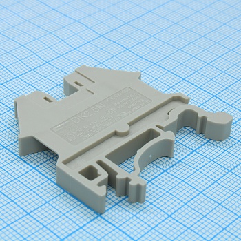 DK2.5N - Клемма-мини проходная винтовая на Дин рейку. UL:  600В, 20А, 22~12 AWG, IEC: 1000B, 24А, 0.34~2.5 мм.кв, Размеры: 5.1х40х40 мм, Материал: полиамид. Длина зачистки проводов: 9-11 мм. Цвет: бежевый