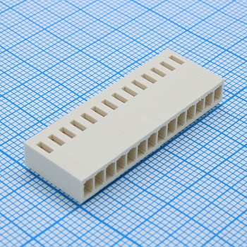 I-DS1070-SCV14 - Розетка на кабель  2.54мм, требуются контакты  T-DS1070-SC600