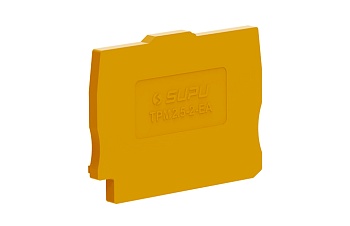 Торцевая крышка TPM2.5-2-OG-EA - Торцевая крышка для клемм TPM2.5-2…, цвет: оранжевый