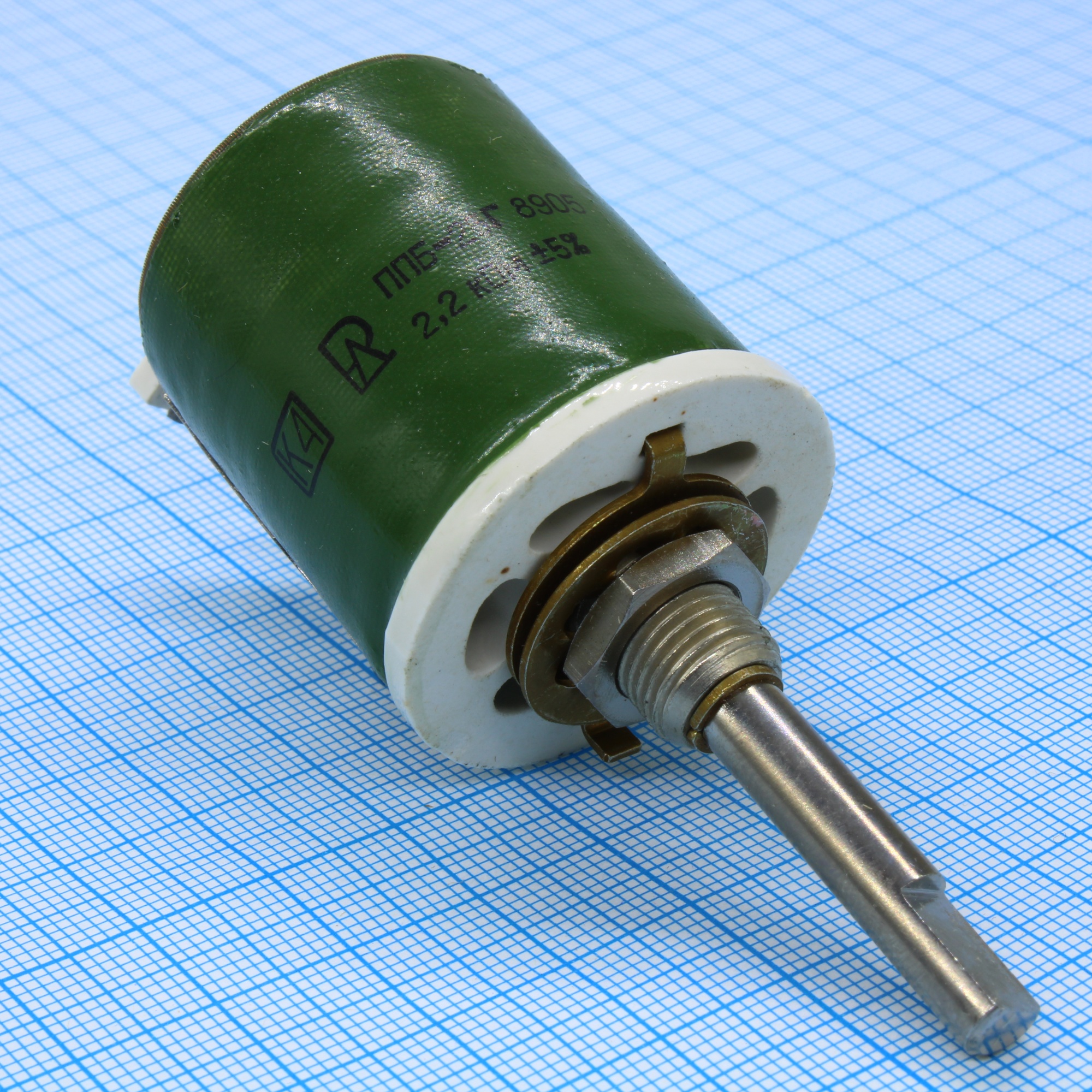 ППБ-25Г   2.2К ±5% - Резистор переменный проволочный 2.2кОм ±5% 25Вт