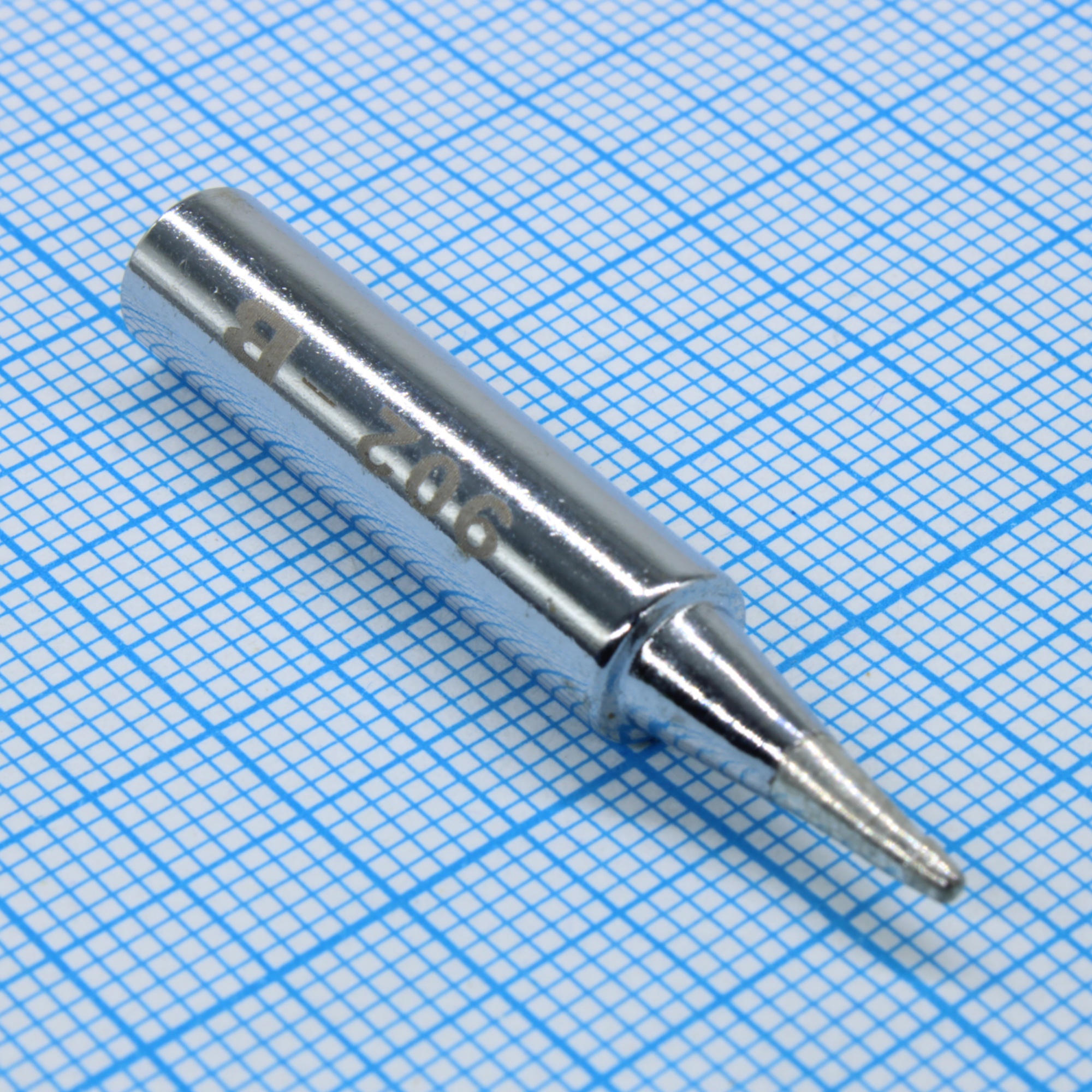 902-B - Жало паяльное, скругленный конус 1.0мм, для паяльника YIHUA 917 (для паяльных станций YIHUA 853AAA-I/ 948-II/ 948D-II/ 938BD-I/ 995D I/ 939D IV 110W/ 939D IV 90W/ 948DQ-III)