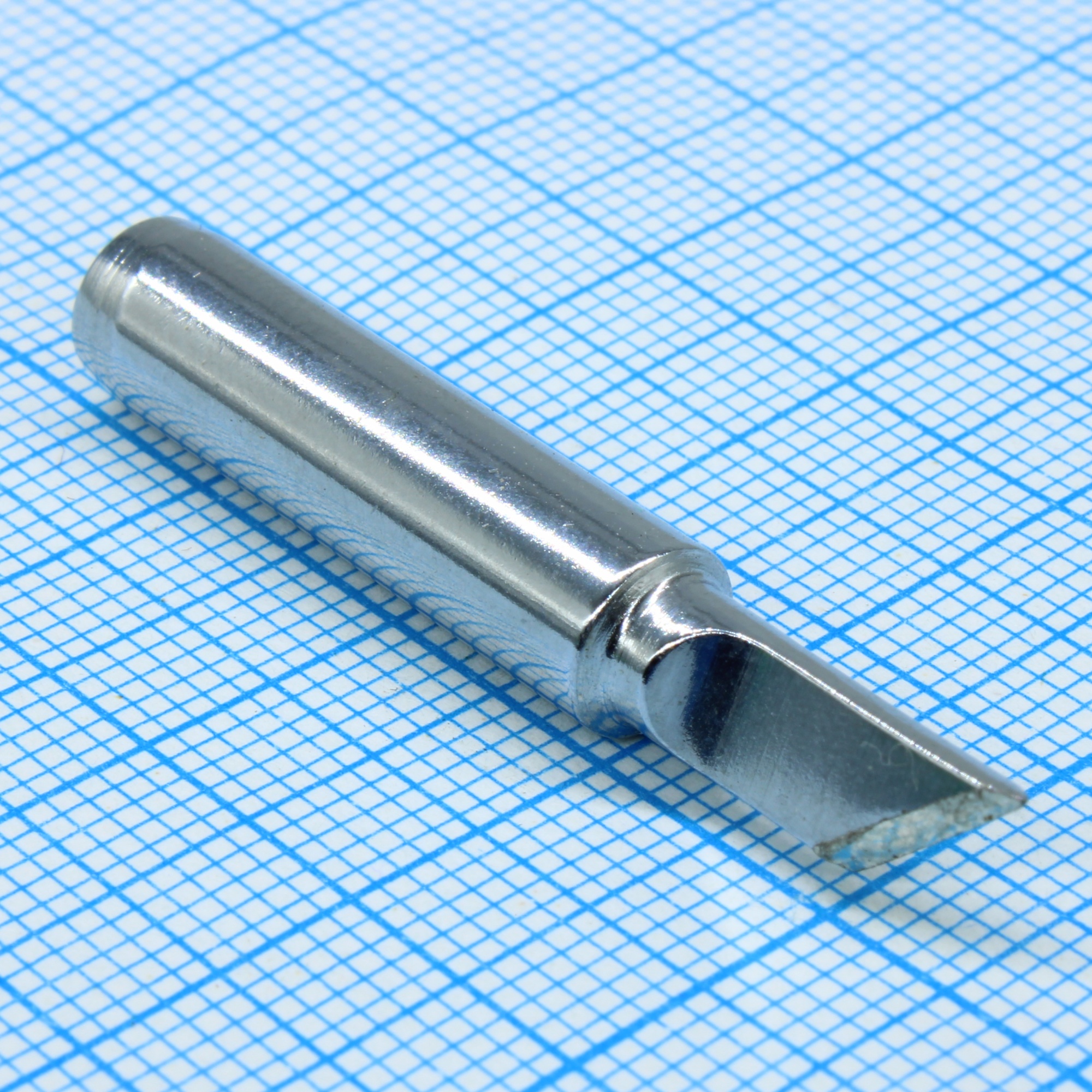 T900-1.6K - Жало для паяльной станции ST80/AT937/AT989/AT989D/ST8802/AT8502D скошенный под 45° резец толщиной 1.6мм