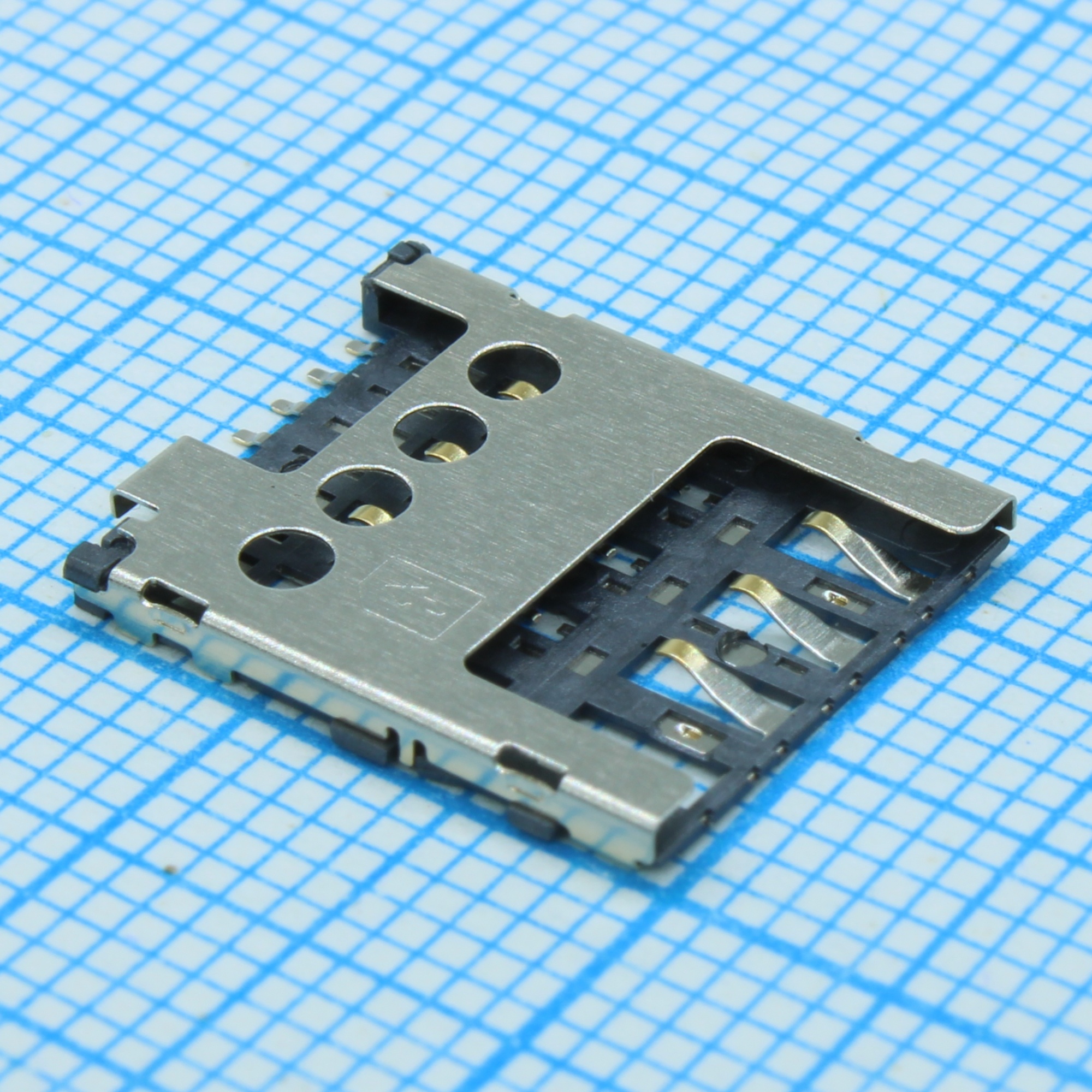 L-KLS1-SIM-046-6P-R - Держатель микро SIM карты 6 контактов