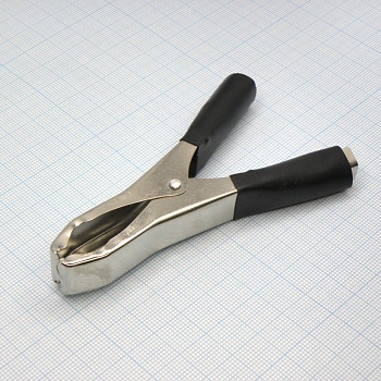 крокодил   8006 BLACK 50A (1232) - зажим типа крокодил