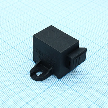 1011-348-0805 - Колпачок защитный для штекера прямой пластиковый черный