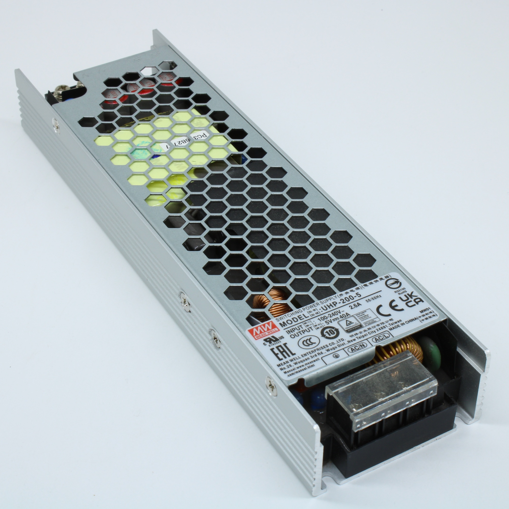 UHP-200-5 - Импульсный источник питания в низкопрофильном корпусе 200Вт 5В/40A