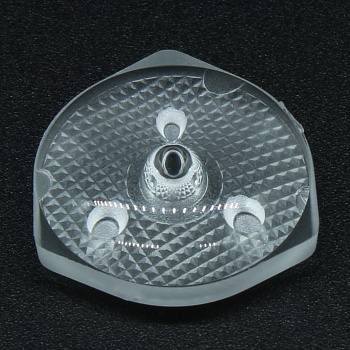 ATV16D160G50W - Линза широкоугольная (TV back light lens), 2835/3030, эфф=93%, ~160°, D=15,5mm  H=5,8mm, PMMA