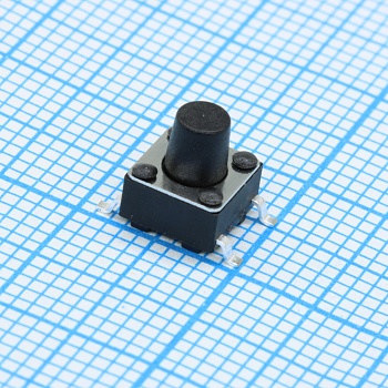 DS1042-03-13KKR16010 - Кнопка тактильная 6х6мм OFF-(ON), 50 мА 12 В (SMT)