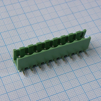 2EDGR-5.0-09P-14-00A(H) - Разъемный клеммный блок на плату, 9 контактов. Серия 2EDGR-5.0