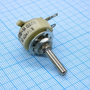 ППБ-1А  10К ±5% - Резистор переменный проволочный 10кОм ±5% 1Вт